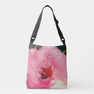 Sac Ajustable Pink Rose Flower Photo Fourre-tout
