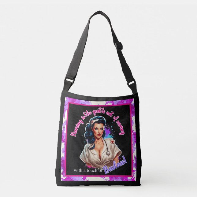 Sac Ajustable Pinup_ Infirmière Badass (Devant)