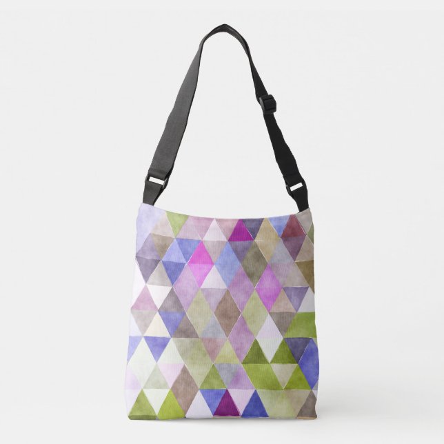 Sac Ajustable PixDezines Boho géométrique / Motif Triangles (Devant)