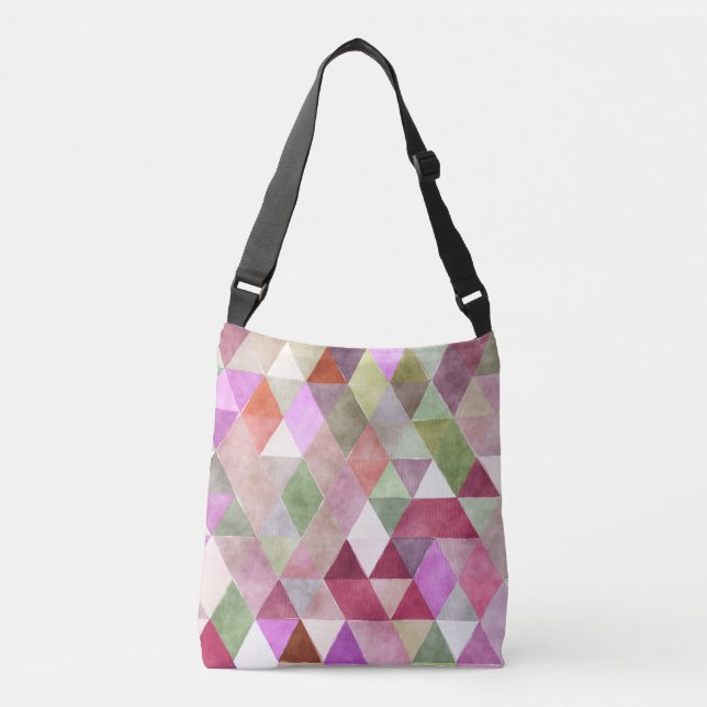 Sac Ajustable PixDezines Boho géométrique / Triangles Motif (Devant)
