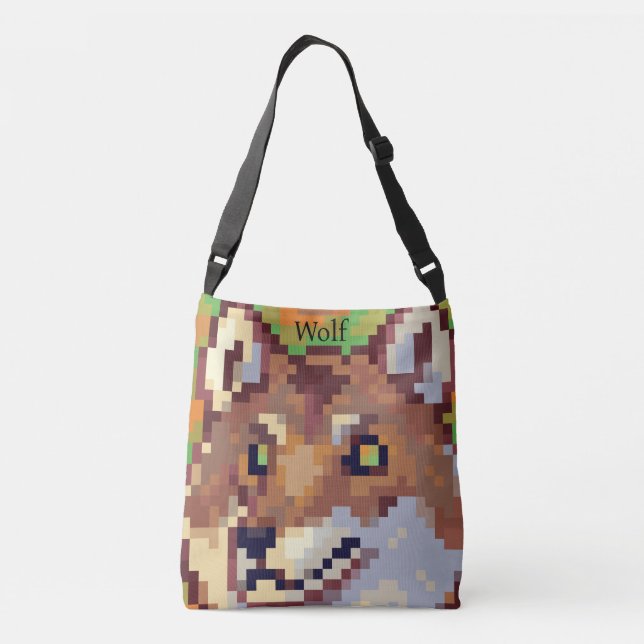 Sac Ajustable Pixelart de Wolf (Dos)