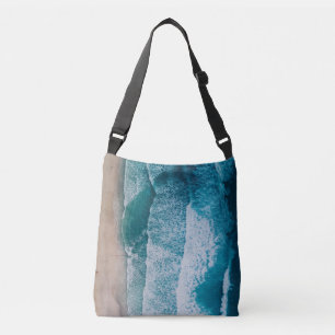 Sac Ajustable Plage de sable des vagues de l'océan bleu