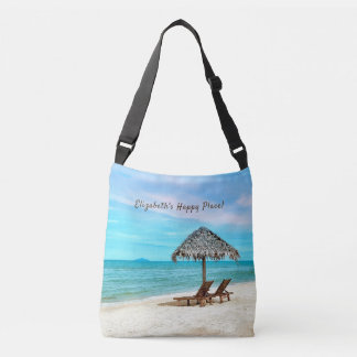 Sac Ajustable Plage de sable tropicale personnalisée