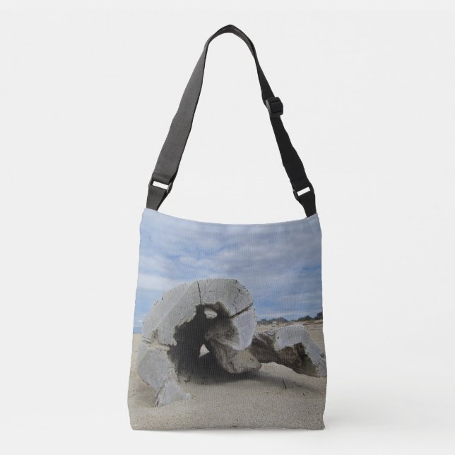 Sac Ajustable Plage Lover Ocean Driftwood Photo Coastal Living (Devant)