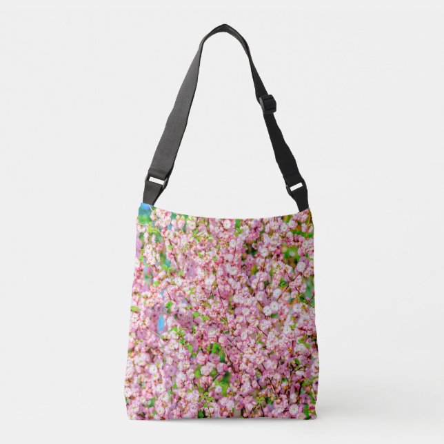 Sac Ajustable Plum à fleurs (Devant)