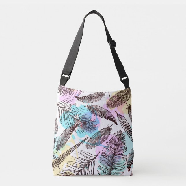 Sac Ajustable Plume de paon (Devant)