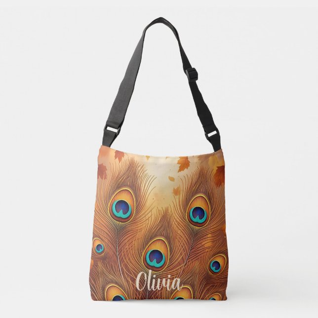 Sac Ajustable Plume de paon d'automne (Devant)