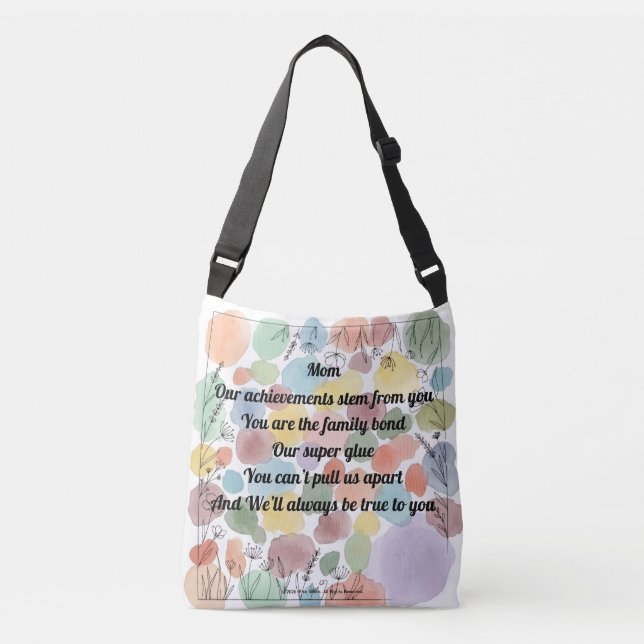 Sac Ajustable Poème pour Maman (Devant)