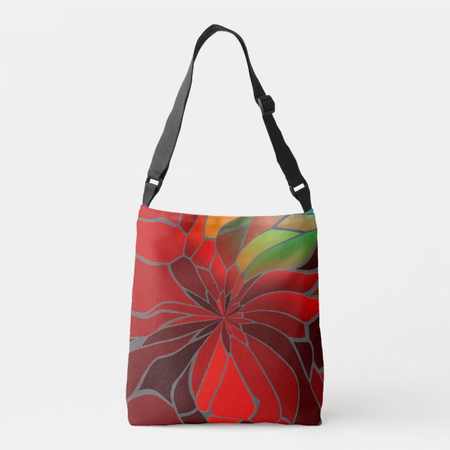 Sac Ajustable Poinsettia Abstraite (Dos)