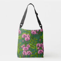 Pois doux et bourdons, vert et rose