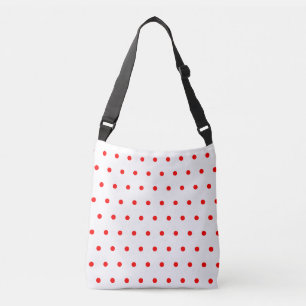 Sac Ajustable Pois rouges blancs géométriques