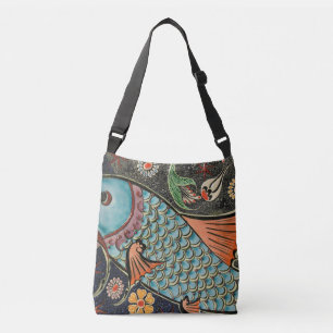Sac Ajustable Poissons côtiers de Koi de mosaïque sensible