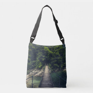 Sac Ajustable Pont suspendu simple rivière Idrijca, Slovénie