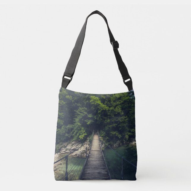 Sac Ajustable Pont suspendu simple rivière Idrijca, Slovénie (Devant)