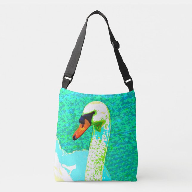 Sac Ajustable Pop Art White Swan Head (Devant)