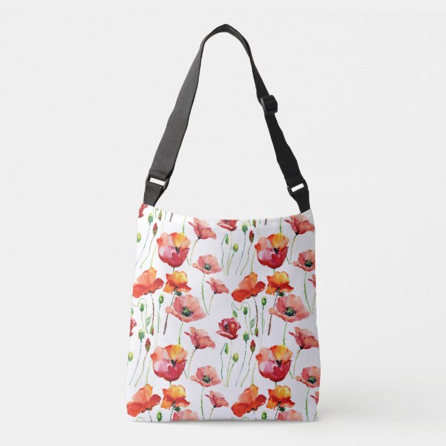 Sac Ajustable Poppy Blossom : Simple Arrière - plan sans couture (Devant)