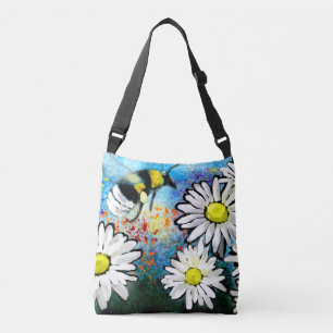 Sac Ajustable Porte-sacs de carrosserie - Abeille et marguerites