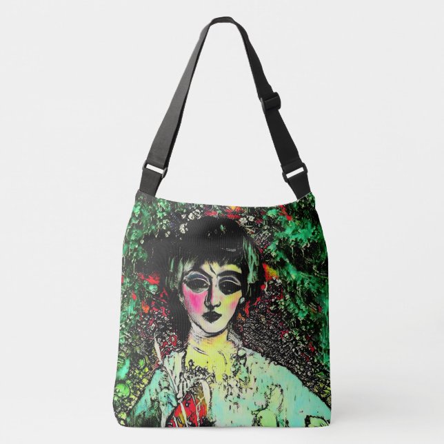 Sac Ajustable Portrait de Beauté Gothique  (Devant)