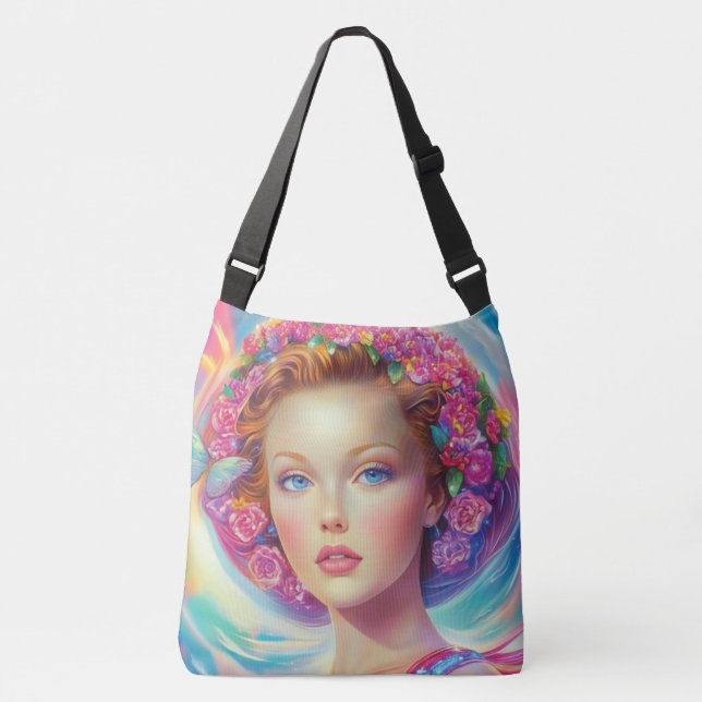 Sac Ajustable Portrait de couronne éthérée (Devant)