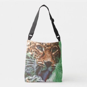 Sac Ajustable Portrait de Léopard Greenery
