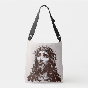 Sac Ajustable Portrait sacré de Jésus - Art Vintage