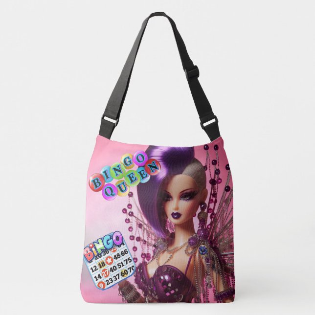 Sac Ajustable poupée Bingo Queen avec roux mohawk (Devant)