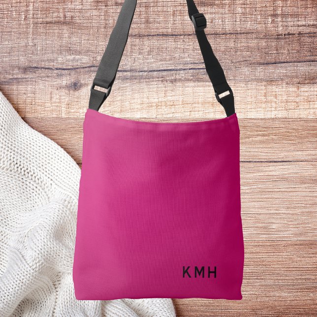 Sac Ajustable Pour son simple rose vif chic moderne (Créateur téléchargé)