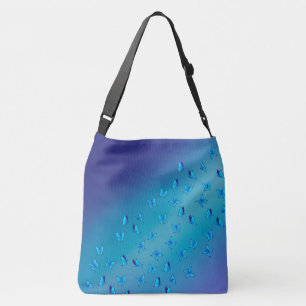Sac Ajustable Poutres de Lune et Papillons bleus Abstraits