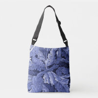 Pré-Raphaelite Acanthus Motif en bleu