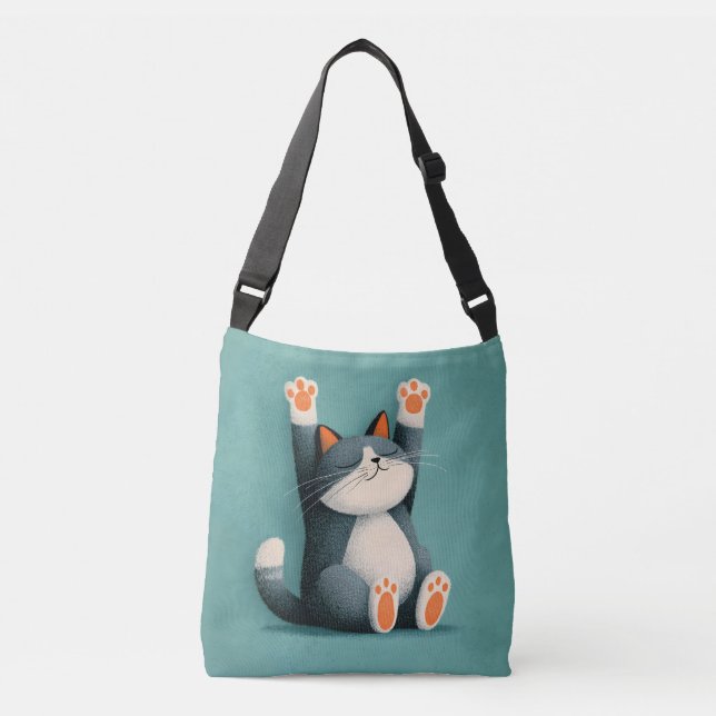 Sac Ajustable Prendre des siestes professionnelles Chat drôle en (Devant)