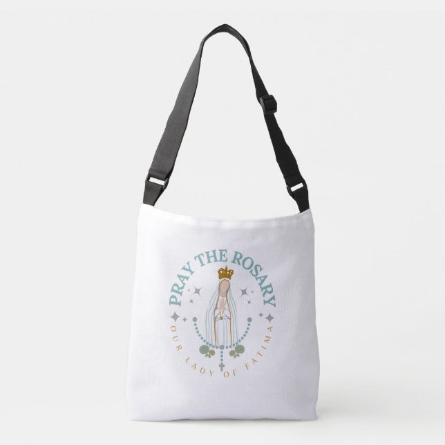 Sac Ajustable Priez Le Rosaire Fatima (Devant)