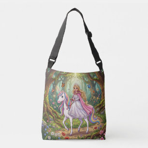 Sac Ajustable Princesse de dessin animé chevauchant la licorne