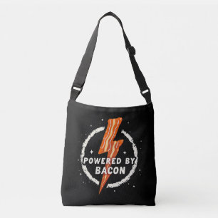 Sac Ajustable Propulsé par Bacon Funny Retro Fodie esthétique