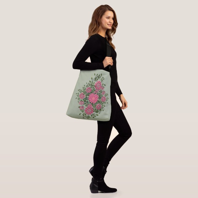 Sac Ajustable Pschitt floral rose (Sur le modèle)
