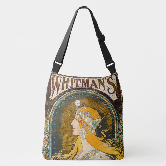 Sac Ajustable Publicité d'Alphonse Mucha Vintage Whitman (Devant)
