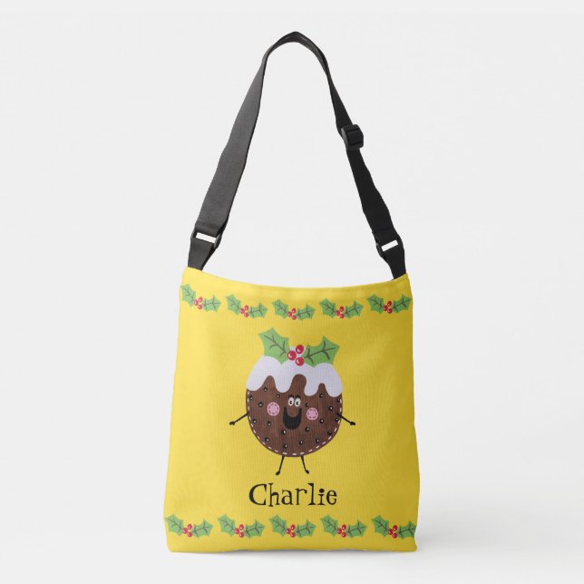 Sac Ajustable Pudding de Noël personnalisé (Devant)