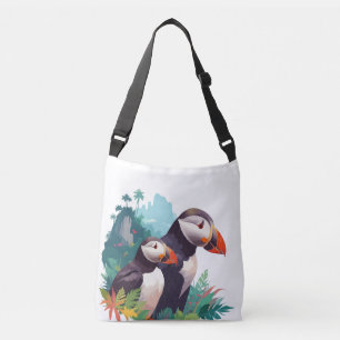 Sac Ajustable Puffin Vector Art Animal Dans La Nature Majestueus