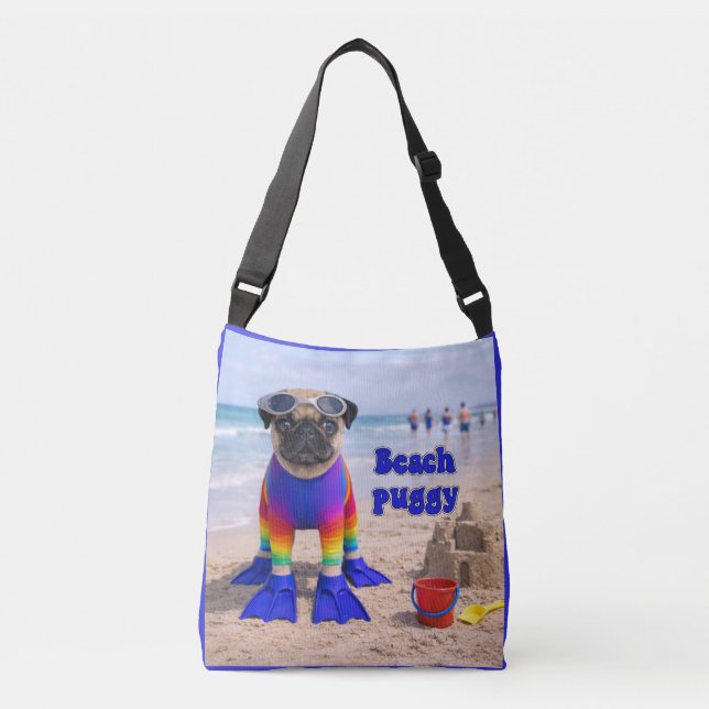 Sac Ajustable Puggy de la plage (Devant)