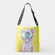 Puits Taureau heureux brillant Fourre-tout jaune