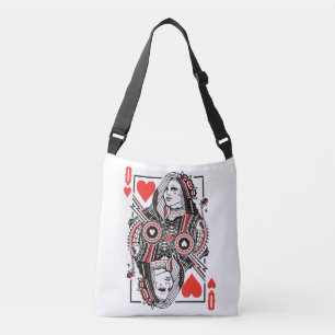 Sac Ajustable Queen of Hearts Oversized Graphic, Playing Cards