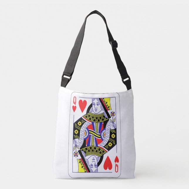 Sac Ajustable Queen of Hearts Surdimensionné Graphisme, Jouer de (Devant)