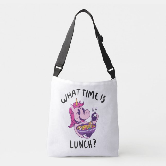 Sac Ajustable Quelle heure est le déjeuner (Devant)