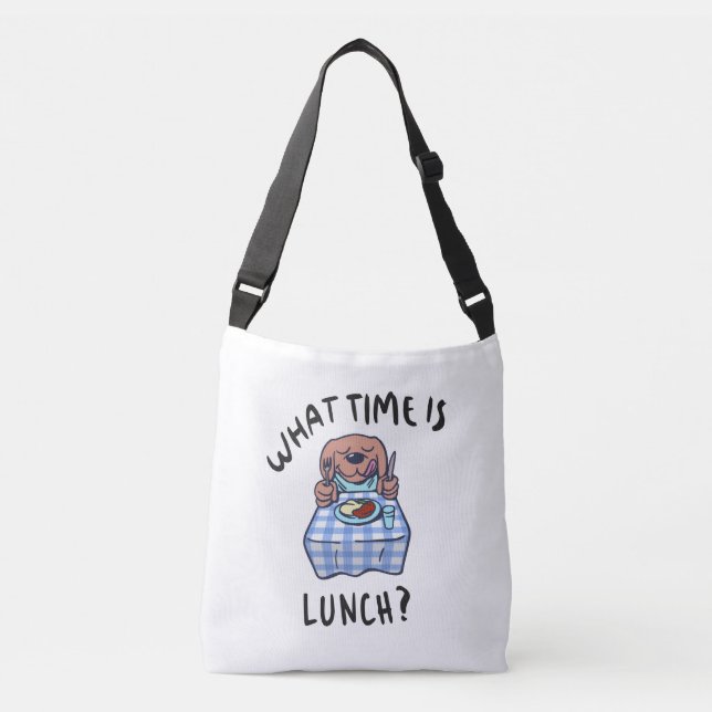 Sac Ajustable Quelle heure est le déjeuner (Devant)