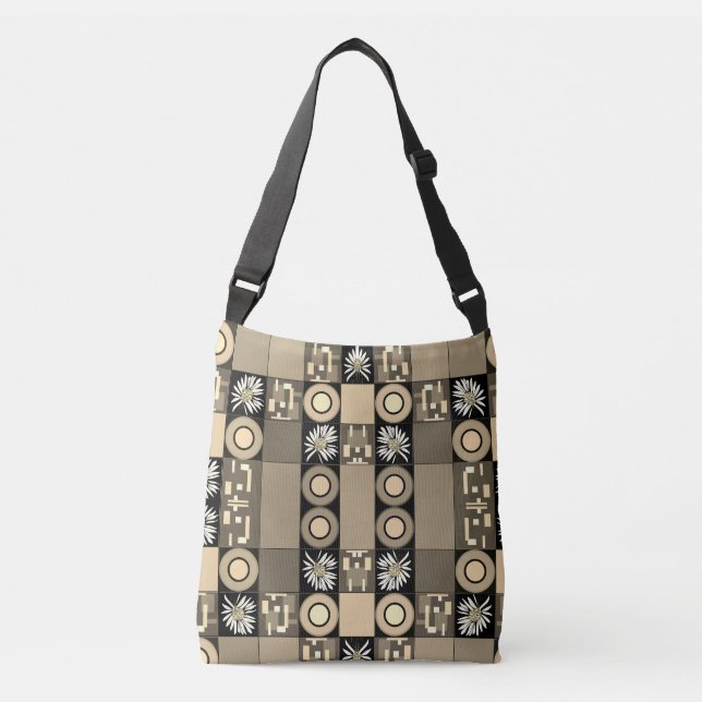 Sac Ajustable Quilte en patchwork Mazipoodles 2 Sepia (Devant)