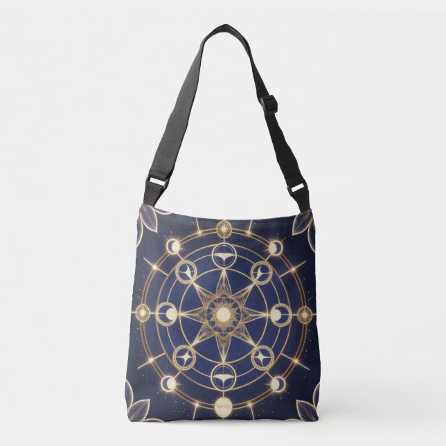 Sac Ajustable Radiance Divine – Mandala d'Or de l'Éveil (Devant)