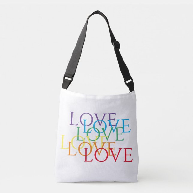 Sac Ajustable RAINBOUR LOVE Cross Body Bag (Devant)