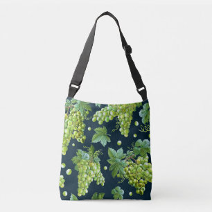 Sac Ajustable Raisin vert : Aquarelle Motif foncé