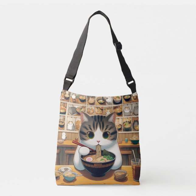 Sac Ajustable Ramen mangeant de chat Munchkin (Devant)