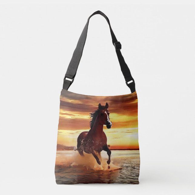 Sac Ajustable Randonnée À Cheval Sauvage À Travers Le Surf (Devant)