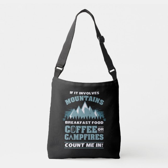 Sac Ajustable Randonnée Camping Café (Devant)
